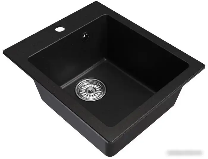 Кухонная мойка Mixline ML-GM14 551910 (ультра-черный) - фото товара