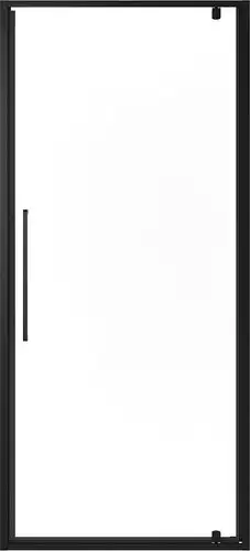 Душевая дверь Niagara NG-85-8AB 80x195 (черный матовый/прозрачное стекло) - изображение в каталоге