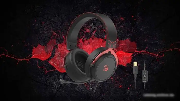 Наушники A4Tech Bloody M590i (черный/красный) – фото товара