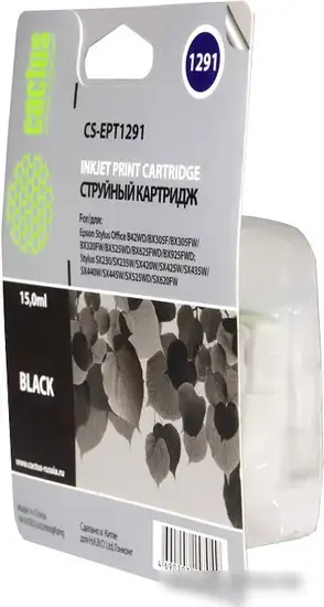 Картридж CACTUS CS-EPT1291 (аналог Epson EPT12914010) – фото товара