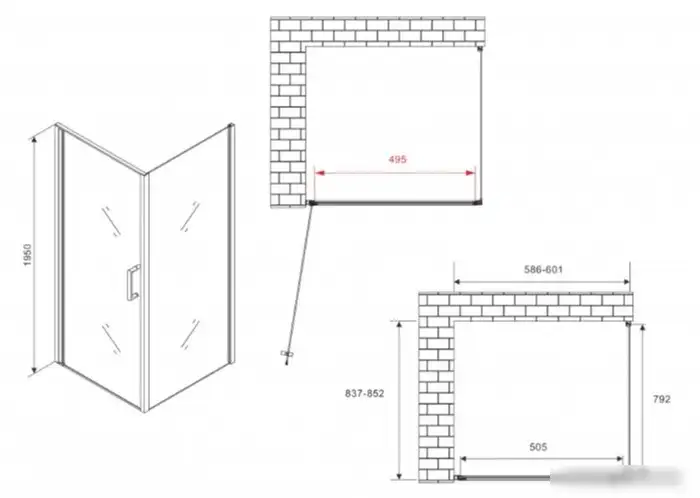 Душевой уголок Abber Sonnenstrand AG04060-S85 - фото товара