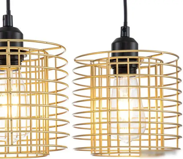 Подвесная люстра Escada Grid 10190/3S E27*40W Gold – фото товара
