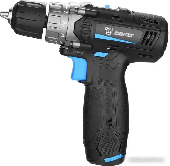 Дрель-шуруповерт Deko DKCD12V PRO 083-1003 (с 1-им АКБ, кейс) – фото товара