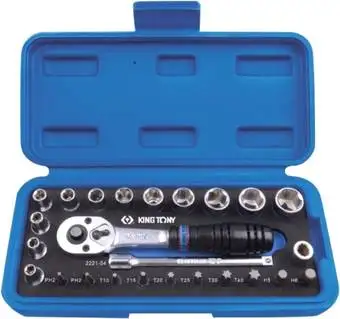 Универсальный набор инструментов King Tony 2525MRE (25 предметов) – изображение в каталоге
