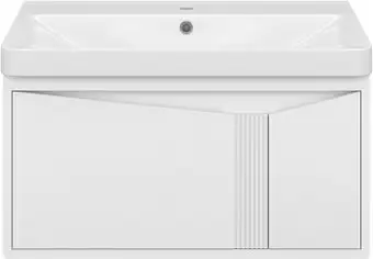 Brevita Тумба с умывальником Cascade 80 CAS-09080-011Я+RCW-141880WH – изображение в каталоге