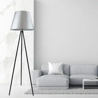 Торшер Lumix 1308/1 (черный/серый)