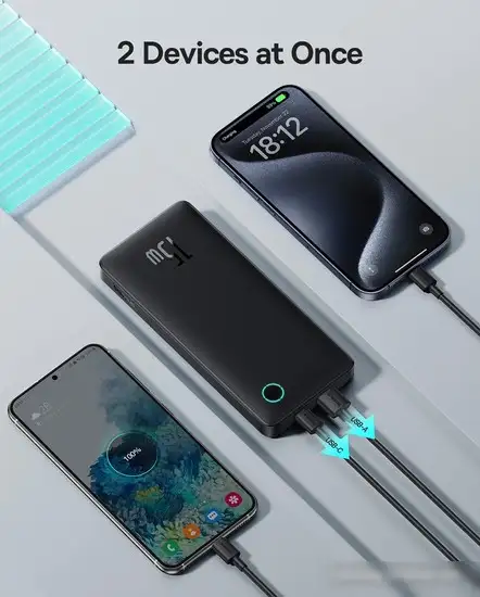 Внешний аккумулятор Baseus Airpow Lite Power Bank 15W 10000mAh P10067500123-00 (черный) – фото товара