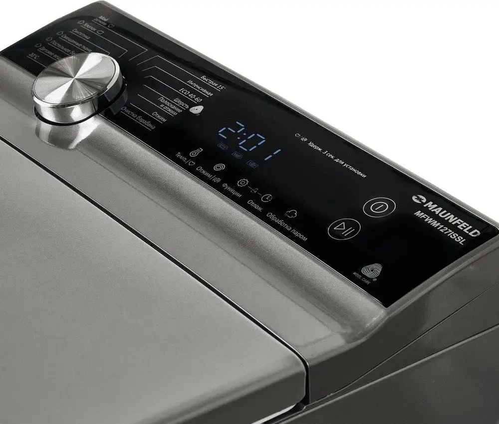 Стиральная машина с вертикальной загрузкой MAUNFELD MFWM127ISSL - фото товара