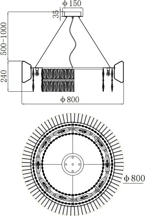 Подвесная люстра Favourite Subito 4779-10P – фото товара