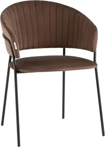 Стул Stool Group Бруно AV 433-Sch-08 (велюр коричневый) – изображение в каталоге