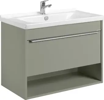 Акватон Тумба под умывальник Хоуп 80 1A287301HP9D0 (хаки) – изображение в каталоге