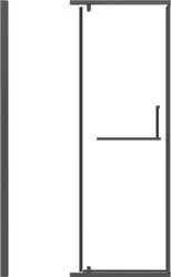 Душевая дверь Grossman Pragma 100x195 100.K33.03.100.42.00 (графит сатин/стекло прозрачное) - изображение в каталоге