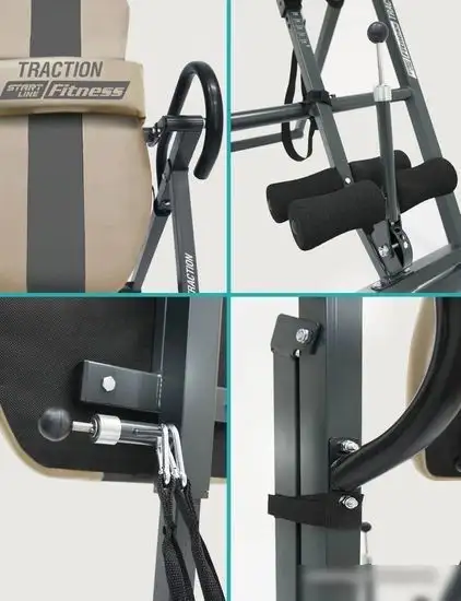 Инверсионный стол Start Line Fitness Traction SLFIT03S-BG (бежевый/серый) – фото товара