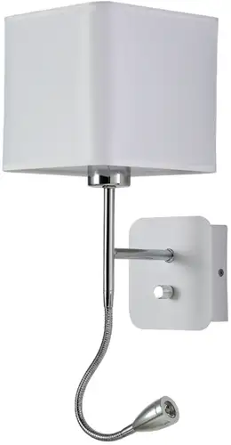Бра Crystal Lux Paco AP2 (Chrome/White) – изображение в каталоге