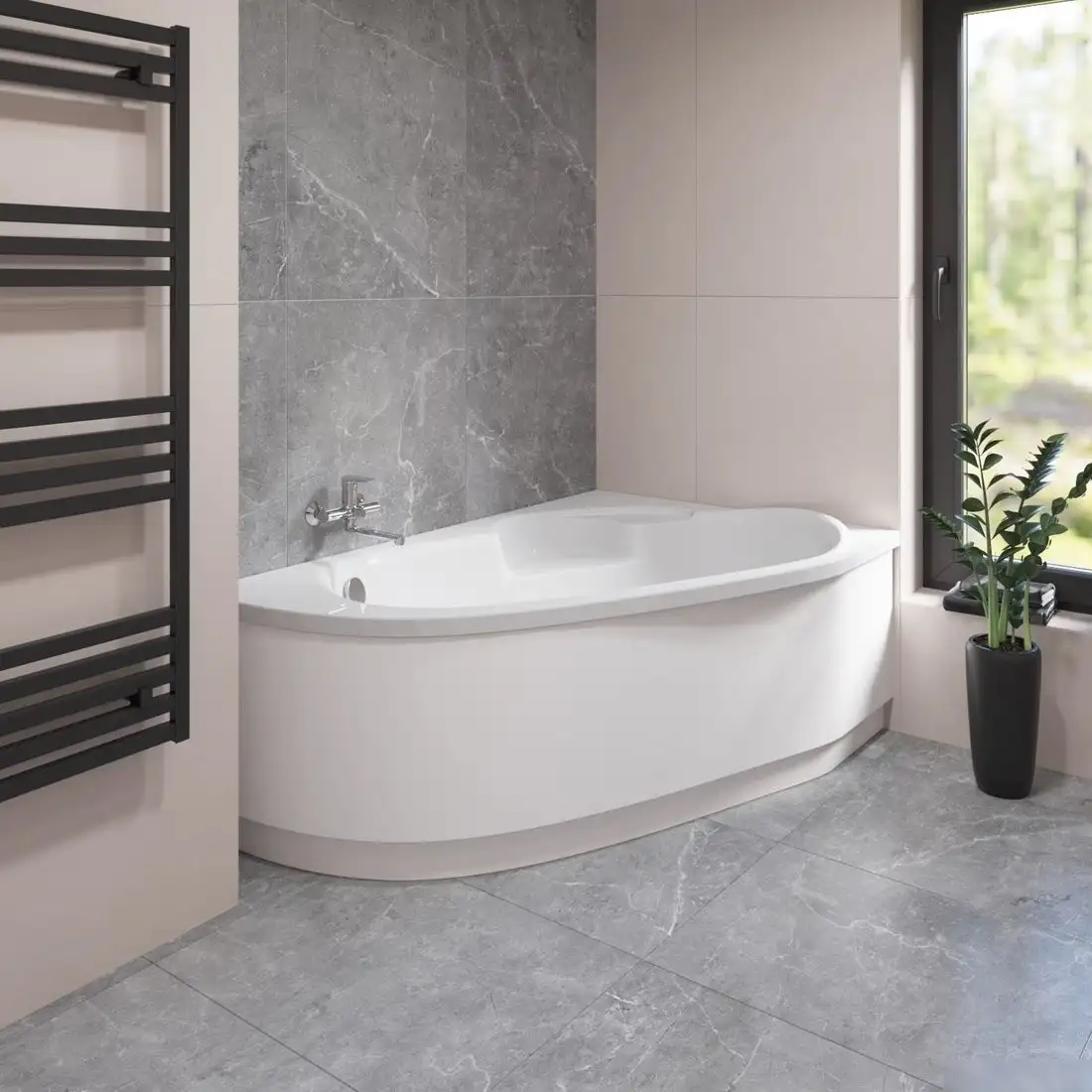 Ванна Lauter Valencia 160x105 2102160R (с каркасом) - фото товара