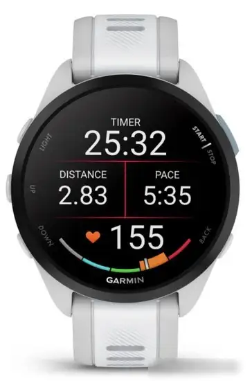 Умные часы Garmin Forerunner 165 (туманно-серый/белый камень) – фото товара