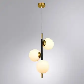 Подвесная люстра Arte Lamp Alcor A2224SP-3BK – изображение в каталоге