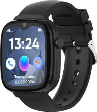 Детские умные часы Elari KidGram 4G (черный) – изображение в каталоге