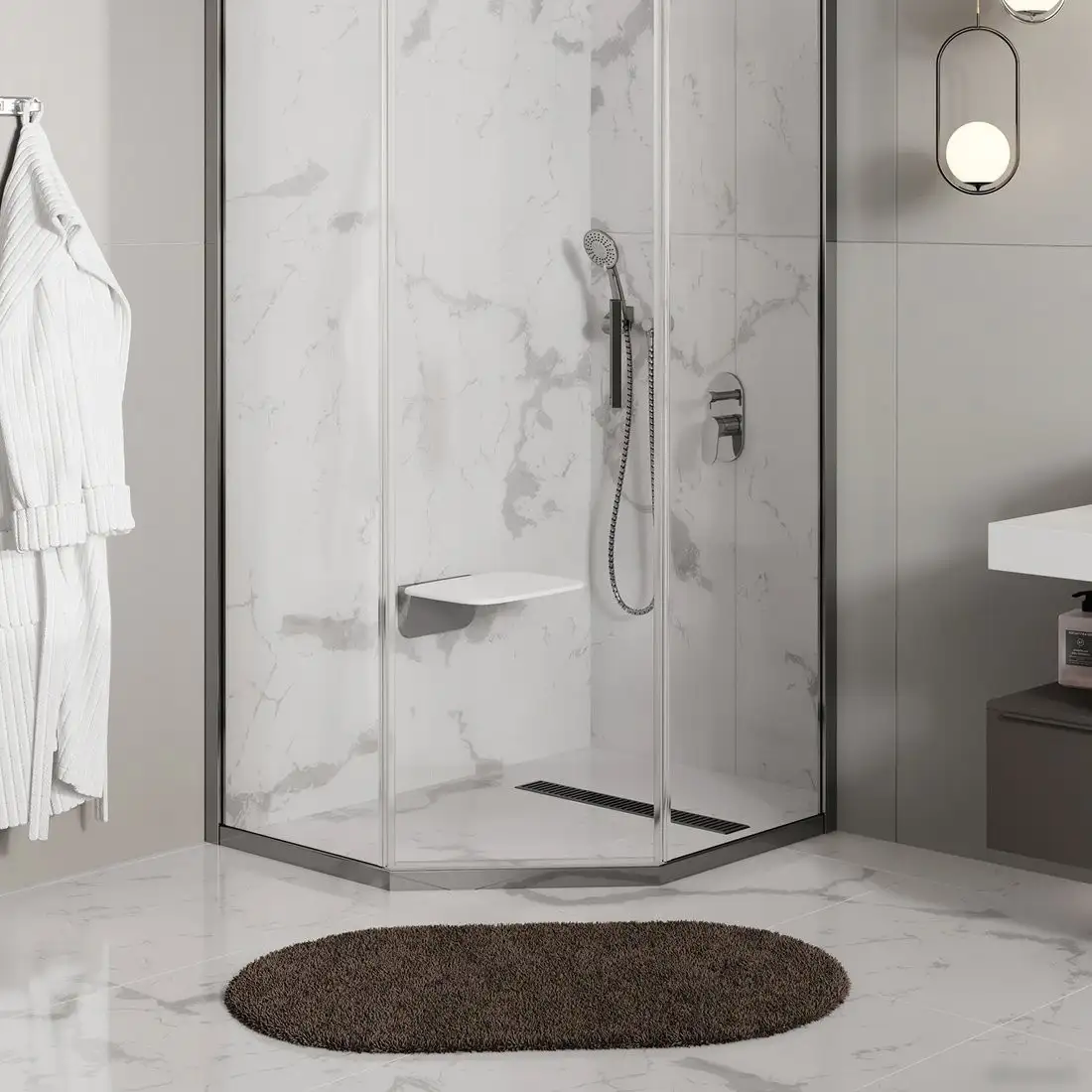 Сиденье для душа Wasserkraft SS403 – фото товара