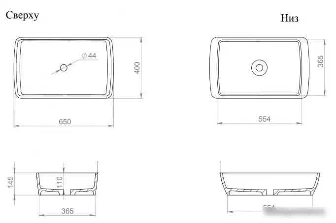 Умывальник Salini Gloria 1102212M - фото товара