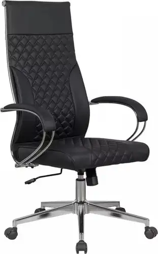 Кресло SitUp Mike chrome (экокожа Black/Black) – изображение в каталоге