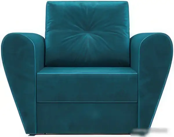 Кресло-кровать Мебель-АРС Квартет (бархат, сине-зеленый Star Velvet 43 Black Green)