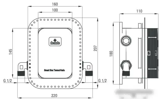 Душевая система Deante Box BXYZ0EBT - фото товара