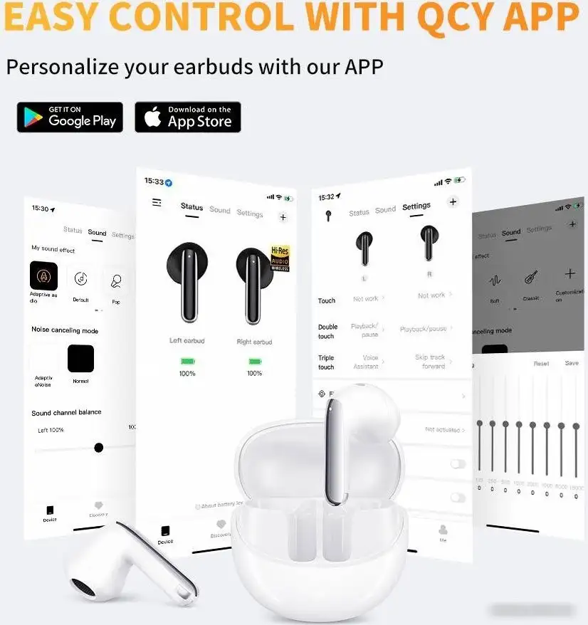 Наушники QCY AilyBuds Pro (белый) – фото товара