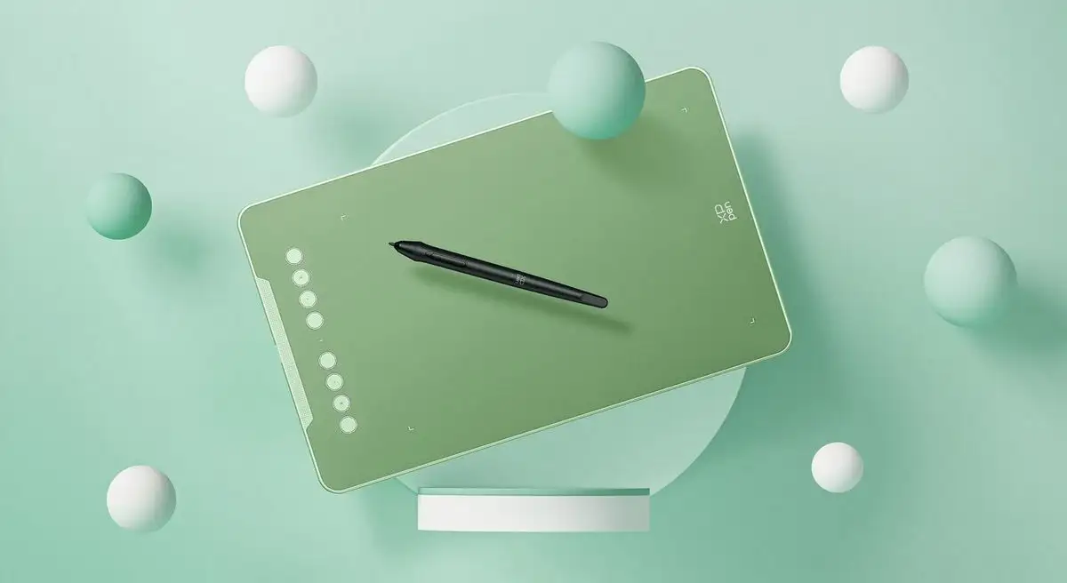 Графический планшет XP-Pen Deco 01 V3 (зеленый) – фото товара