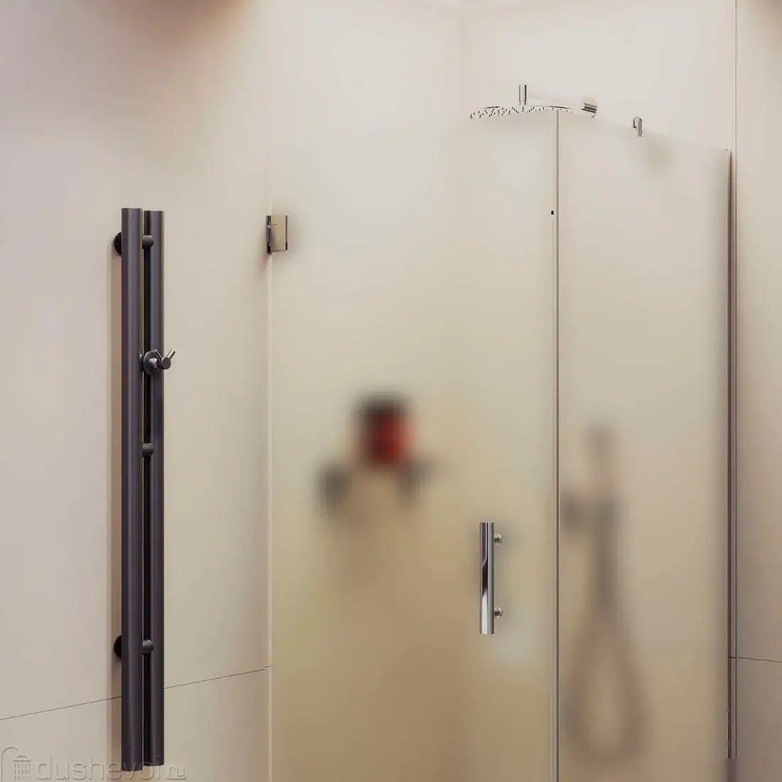 Душевой уголок MaybahGlass MGY-1306-4 (сатин стекло/хром глянцевый) - фото товара