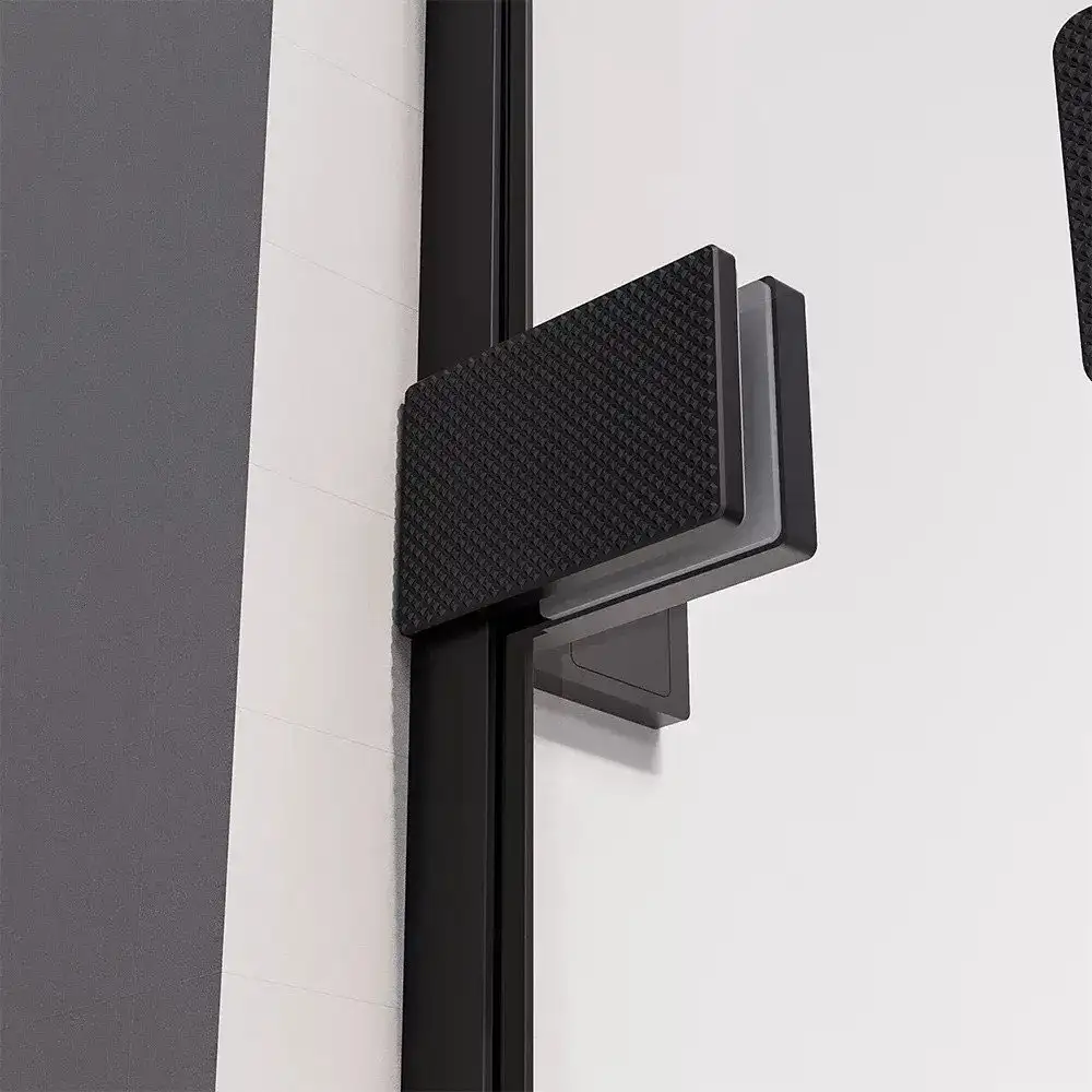 Душевая дверь Veconi Alassio AL-120-11-BB-C4 (стекло черное/черный) - фото товара