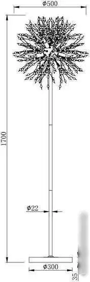 Торшер Stilfort Salut 2123-09-09F – фото товара