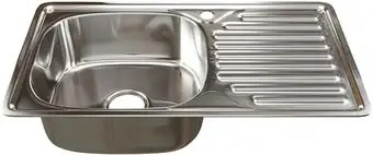 Кухонная мойка Mixline 530529 (левая, полированная, 0.6 мм)