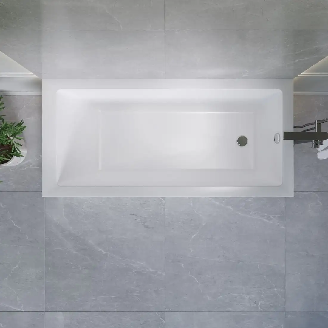 Ванна Lauter Athena 170x80 21090080 (с каркасом) - фото товара