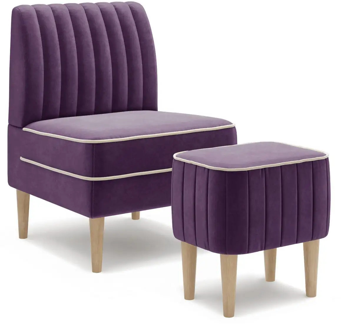 Интерьерное кресло MONOFIX Амма кресло (фиолетовый №25)