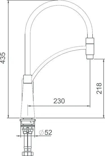 Смеситель Gappo G4048-8 - фото товара