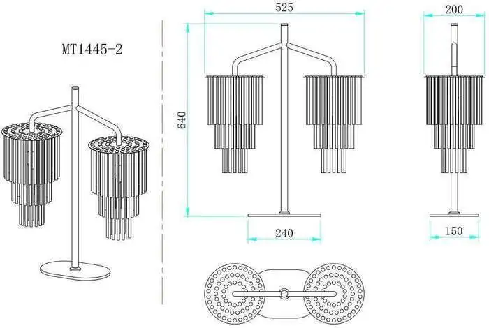 Настольная лампа Stilfort Imposio 2132-03-02T – фото товара