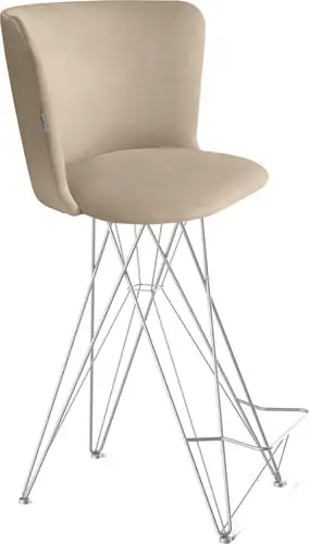 Стул Sheffilton SHT-ST36/S66 (ванильный крем/хром лак) – изображение в каталоге