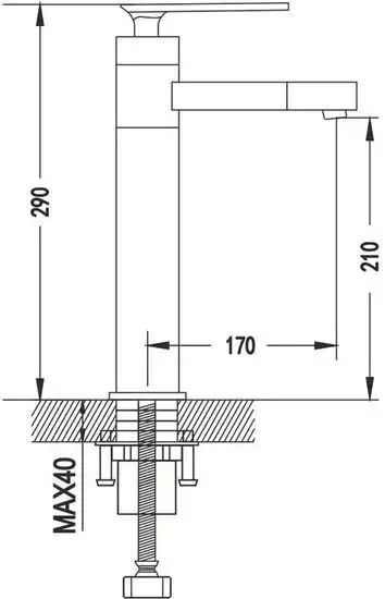 Смеситель Shevanik S6611F - фото товара