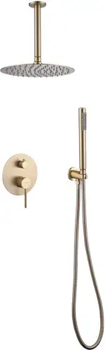 Душевая система Abber Emotion AF8821G (золото матовое) - изображение в каталоге