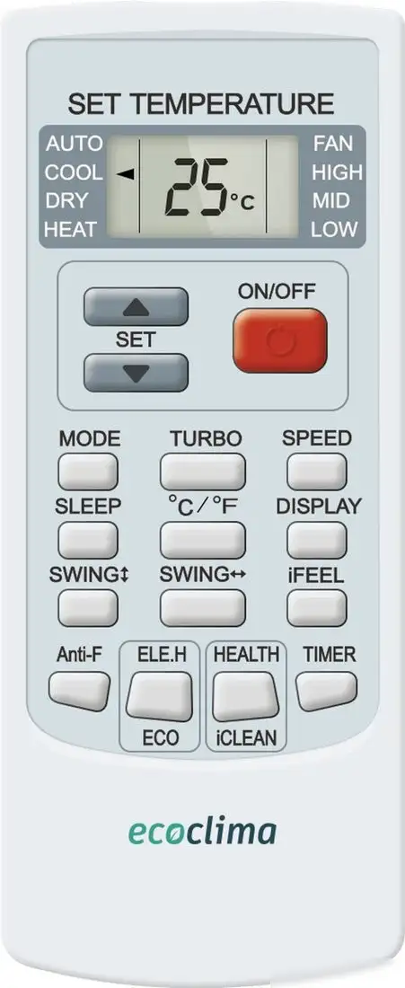 Кондиционер Ecoclima Frost line On-Off ECW-AX18/FB-4R1 - фото товара