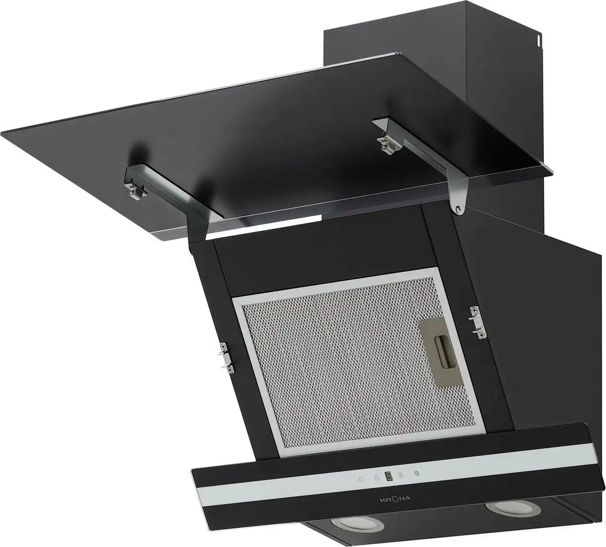 Кухонная вытяжка Krona Irma A 600 S (черный) - фото товара