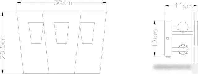 Бра Arte Lamp Sophia A4066AP-2PB – фото товара