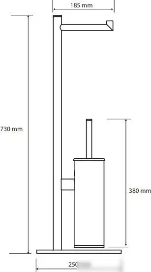 Аксессуары для ванной и туалета Bemeta Omega 104836112 (хром) – фото товара