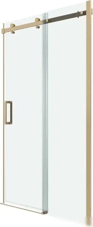 Душевая дверь Grossman Classic 100.K33.04.160.32.00 160х195 (золото сатин/стекло прозрачное) - фото товара