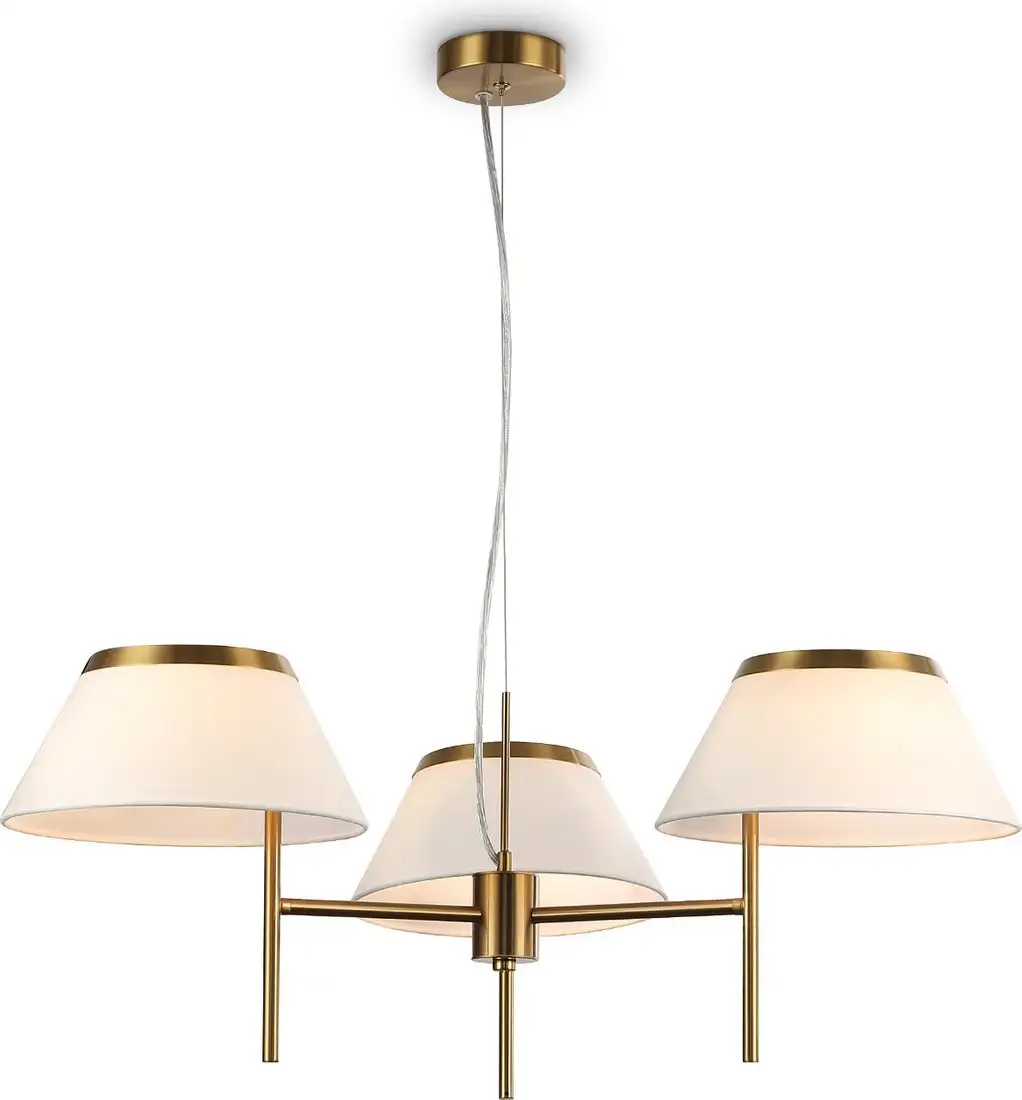 Подвесная люстра Ambrella LH72471/3 BS/WH (латунь/белый) – фото товара