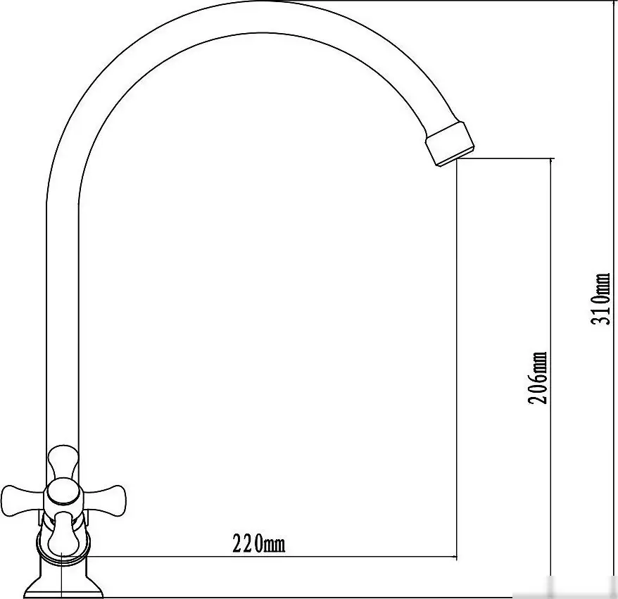 Смеситель Voda Laguna LGN519 - фото товара