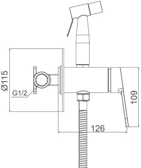 Гигиенический душ Gappo G7299-30 - фото товара