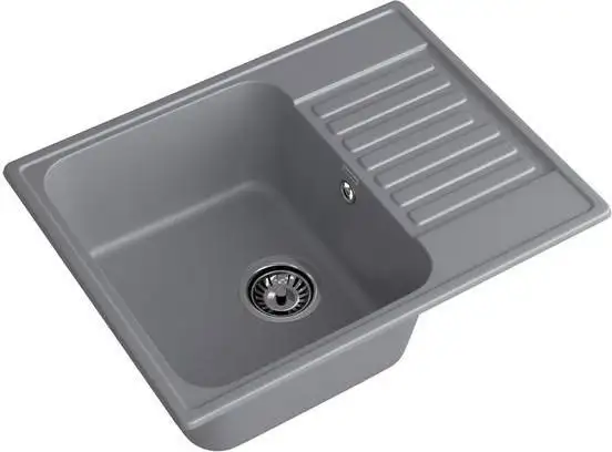 Кухонная мойка GranFest QUARZ Z-13 (темно-серый) - фото товара