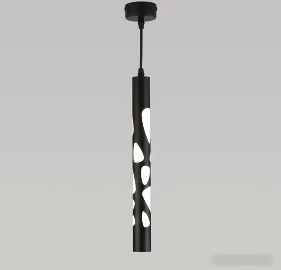 Подвесная люстра Евросвет DLR037 12W 4200K черный матовый – фото товара